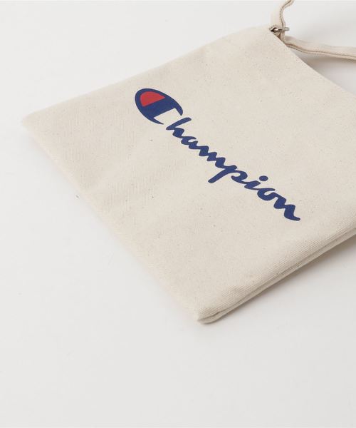 Champion(チャンピオン)の「∴WEGO/Champion別注サコッシュ(ショルダーバッグ・メンズ・ホワイト/ブラック/レッド/ピンク/グリーン/マスタード・FREE)」の9枚目の写真