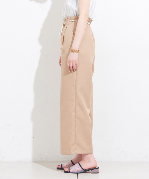 natural couture(ナチュラルクチュール)の「ツイストコード付マリンパンツ(その他パンツ・レディース・ベージュ/ネイビー/ストライプ・FREE)」の20枚目の写真