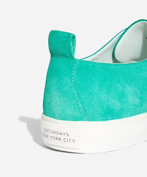 Saturdays NYC（サタデーズ ニューヨークシティ ）の「Mike Low Suede Sneaker（スニーカー・メンズ・オフホワイト/ブルー/グリーン・27.0cm/28.0cm/26.0cm/25.0cm/29.0cm）」の7枚目の写真