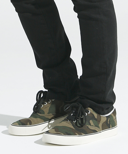 WEGO(ウィゴー)の「WEGO/キャンバスデッキスニーカー(スニーカー・メンズ・ブラック/ブルー/インディゴブルー/ワイン/その他1・26.5/27.5)」の5枚目の写真