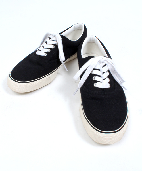 WEGO(ウィゴー)の「WEGO/キャンバスデッキスニーカー(スニーカー・メンズ・ブラック/ブルー/インディゴブルー/ワイン/その他1・26.5/27.5)」の11枚目の写真