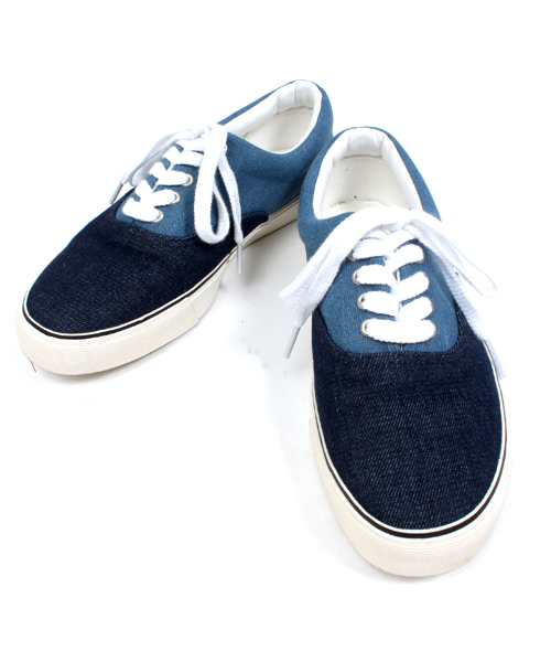 WEGO(ウィゴー)の「WEGO/キャンバスデッキスニーカー(スニーカー・メンズ・ブラック/ブルー/インディゴブルー/ワイン/その他1・26.5/27.5)」の12枚目の写真