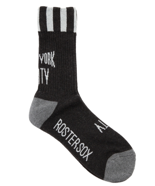BEAMS BOY（ビームスボーイ）の「ROSTER SOCKS / ストライプ NYロゴソックス（ソックス/靴下・レディース・ブラック/ネイビー/グリーン・ONE SIZE）」の16枚目の写真