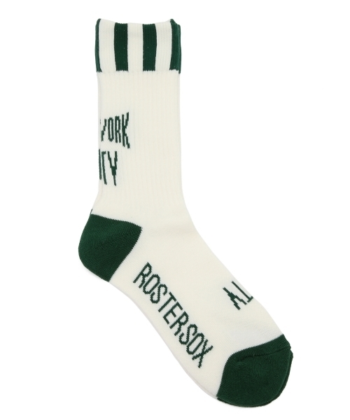 BEAMS BOY（ビームスボーイ）の「ROSTER SOCKS / ストライプ NYロゴソックス（ソックス/靴下・レディース・ブラック/ネイビー/グリーン・ONE SIZE）」の17枚目の写真
