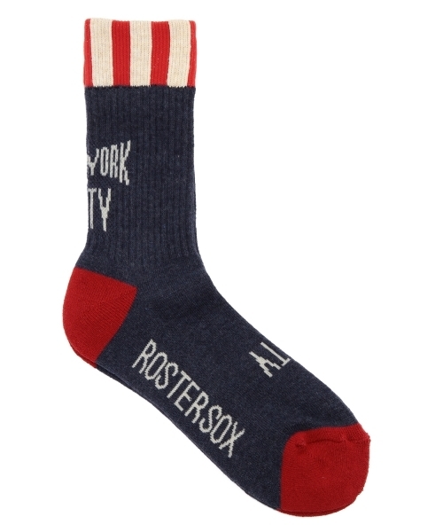BEAMS BOY（ビームスボーイ）の「ROSTER SOCKS / ストライプ NYロゴソックス（ソックス/靴下・レディース・ブラック/ネイビー/グリーン・ONE SIZE）」の18枚目の写真