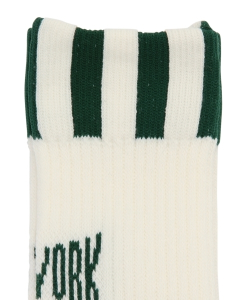 BEAMS BOY（ビームスボーイ）の「ROSTER SOCKS / ストライプ NYロゴソックス（ソックス/靴下・レディース・ブラック/ネイビー/グリーン・ONE SIZE）」の12枚目の写真