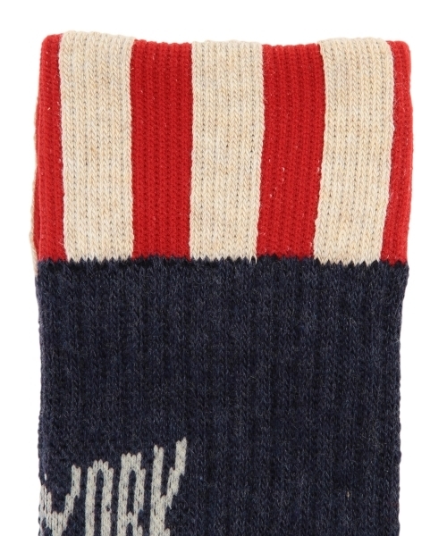 BEAMS BOY（ビームスボーイ）の「ROSTER SOCKS / ストライプ NYロゴソックス（ソックス/靴下・レディース・ブラック/ネイビー/グリーン・ONE SIZE）」の15枚目の写真