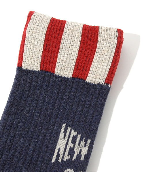 BEAMS BOY（ビームスボーイ）の「ROSTER SOCKS / ストライプ NYロゴソックス（ソックス/靴下・レディース・ブラック/ネイビー/グリーン・ONE SIZE）」の4枚目の写真