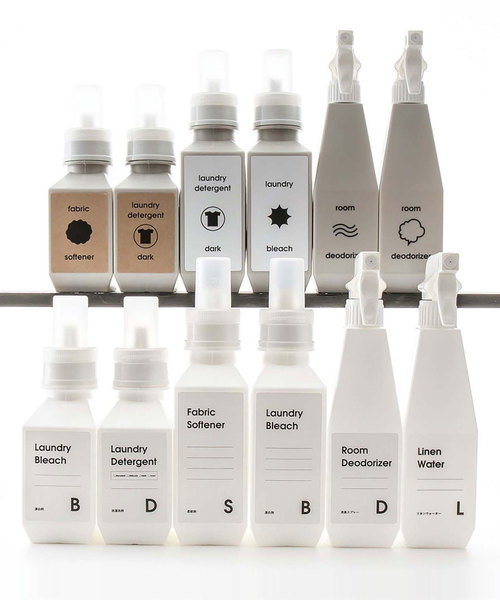 sarasa design（サラサデザイン）の「b2c ランドリーボトル L｜1000ml（ランドリーグッズ・レディース・ホワイト/チャコールグレー/ライトグレー・L）」の12枚目の写真