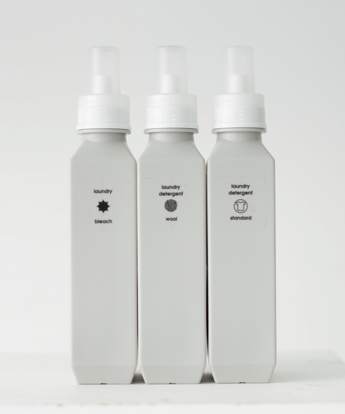 sarasa design（サラサデザイン）の「b2c ランドリーボトル L｜1000ml（ランドリーグッズ・レディース・ホワイト/チャコールグレー/ライトグレー・L）」の18枚目の写真