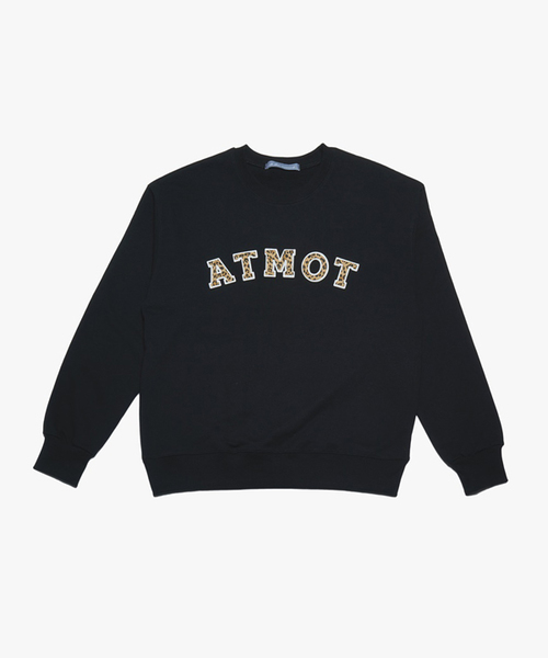 AT THE MOMENT(アットザモーメント)の「【AT THE MOMENT】ATMOTアップリケスウェットシャツ(スウェット・レディース・ラベンダー/オートミール/ブラック/イエロー・FREE)」の6枚目の写真