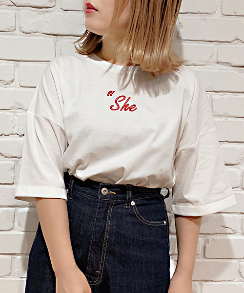 apres jour（アプレジュール）の「アソート袖ロールTシャツ【ZOZOTOWN限定アイテム】（Tシャツ/カットソー・レディース・ブラック/オフホワイト/ライトグリーン/その他/ホワイト系その他/ラベンダー/スモークピンク/モカ/ライトピンク・フリー）」の2枚目の写真