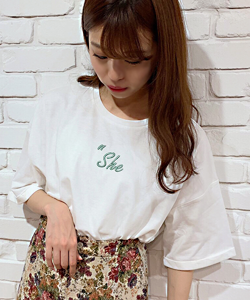 apres jour（アプレジュール）の「アソート袖ロールTシャツ【ZOZOTOWN限定アイテム】（Tシャツ/カットソー・レディース・ブラック/オフホワイト/ライトグリーン/その他/ホワイト系その他/ラベンダー/スモークピンク/モカ/ライトピンク・フリー）」の13枚目の写真