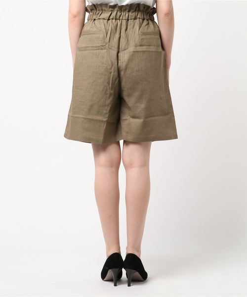 flower（フラワー）の「ベーシックハーフパンツ（その他パンツ・レディース・ベージュ/カーキ・FREE）」の4枚目の写真