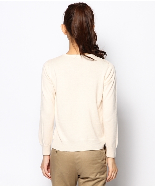 VIS（ビス）の「マエミレースツカイニットプルオーバー（ニット/セーター・レディース・クリーム/その他3/ベージュ系/ベージュ系その他/ブルー/インディゴブルー/クリアイエロー/ライトイエロー・MEDIUM）」の11枚目の写真