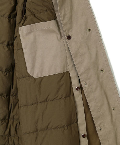 MHL.（エムエイチエル）の「COTTON NYLON CANVAS（ステンカラーコート）」 WEAR