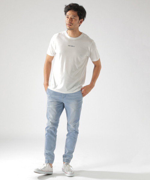 BAYFLOW（ベイフロー）の「スソシャーリングデニム 19AW（デニムパンツ・メンズ・クリアブルー/アクア・SMALL/MEDIUM/LARGE）」の10枚目の写真