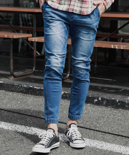 BAYFLOW（ベイフロー）の「スソシャーリングデニム 19AW（デニムパンツ・メンズ・クリアブルー/アクア・SMALL/MEDIUM/LARGE）」の21枚目の写真