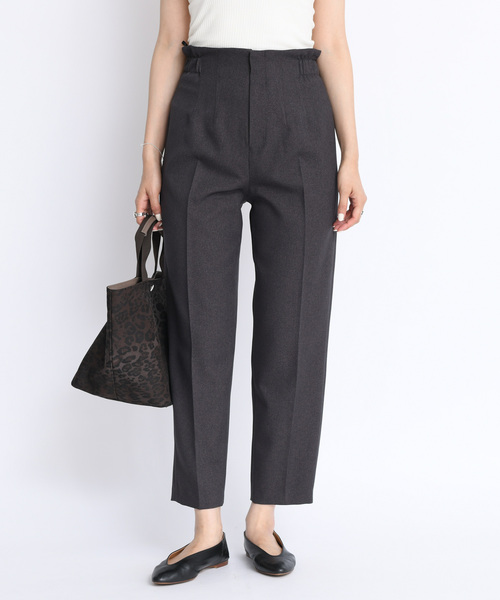 DouDou（ドゥドゥ）の「ゆるテーパードパンツ（その他パンツ・レディース・ピンク/チャコールグレー/ベージュ・38/36）」の2枚目の写真