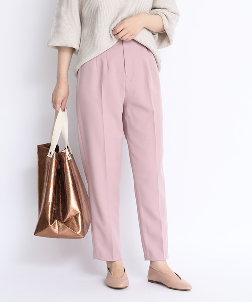 DouDou（ドゥドゥ）の「ゆるテーパードパンツ（その他パンツ・レディース・ピンク/チャコールグレー/ベージュ・38/36）」の20枚目の写真