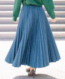 Munich | TCデニム　プリーツスカート(デニムスカート)