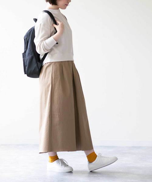 welleg(ウェレッグ)の「freely(フリーリー) 5e 幅広 シンプルスニーカー スニーカー カジュアルシューズ(スニーカー・レディース・ホワイト/ピンクベージュ/グレイッシュベージュ/ブラック/グレー・LL/S/M/L)」の12枚目の写真