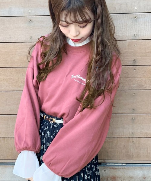 apres jour（アプレジュール）の「アソートプリントスウェット【ZOZOTOWN限定アイテム】（スウェット・レディース・ライトブルー/アイボリー/スモークピンク/ライトベージュ・フリー）」の10枚目の写真