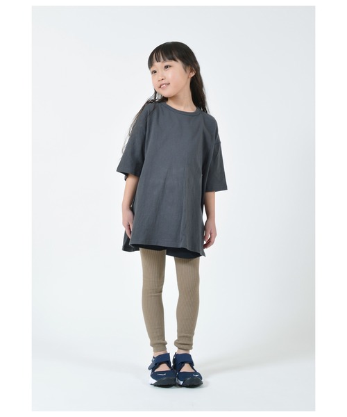 undeny.（アンディニ－）の「undeny.　 リブレギンス（レギンス/スパッツ・キッズ・アッシュグレー/ブラック/ブラウン/オフホワイト/チャコールグレー/カーキ/グレイッシュベージュ・S/M/L/XL）」の4枚目の写真