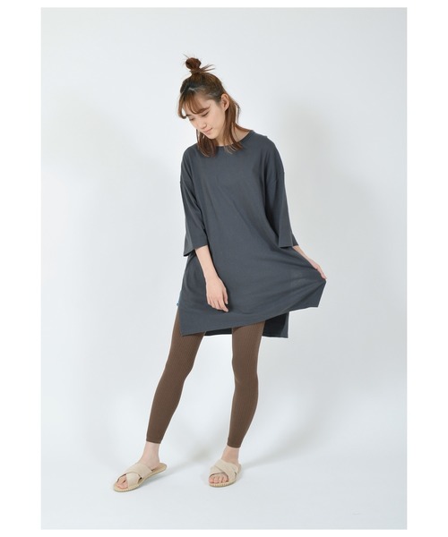 undeny.（アンディニ－）の「undeny.　 リブレギンス（レギンス/スパッツ・キッズ・アッシュグレー/ブラック/ブラウン/オフホワイト/チャコールグレー/カーキ/グレイッシュベージュ・S/M/L/XL）」の10枚目の写真