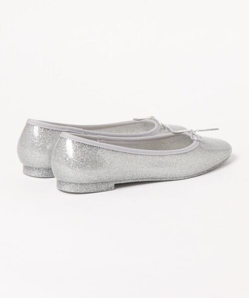 TEMPERATE(テンパレイト)の「EMMA GLITTER (TEMPERATE/テンパレイト) グリッターラウンドトゥバレエ レインシューズ(バレエシューズ・レディース・シルバー/ブラック/シャンパン・40/38/39/36/37/41)」の4枚目の写真
