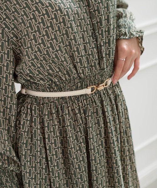 SpRay（スプレイ）の「ビット付アジャストベルト（ベルト・レディース・ブラック/ブラウン/キャメル/アイボリー/ブラック×シルバー/シルバー系その他/ゴールド系その他・FREE）」の14枚目の写真