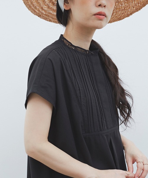 Libra Cue(リブラ キュー)の「Libra ピンタックレースワンピース(ワンピース・レディース・ホワイト/ブラック・FREE)」の20枚目の写真