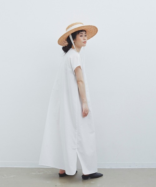 Libra Cue(リブラ キュー)の「Libra ピンタックレースワンピース(ワンピース・レディース・ホワイト/ブラック・FREE)」の6枚目の写真