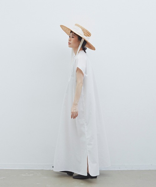 Libra Cue(リブラ キュー)の「Libra ピンタックレースワンピース(ワンピース・レディース・ホワイト/ブラック・FREE)」の8枚目の写真