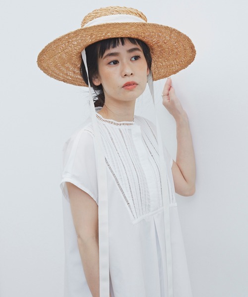 Libra Cue(リブラ キュー)の「Libra ピンタックレースワンピース(ワンピース・レディース・ホワイト/ブラック・FREE)」の10枚目の写真