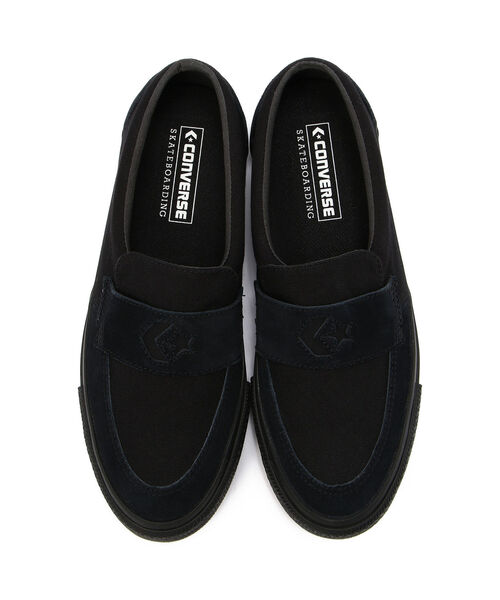 CONVERSE SKATEBOARDING 黒 ローファー