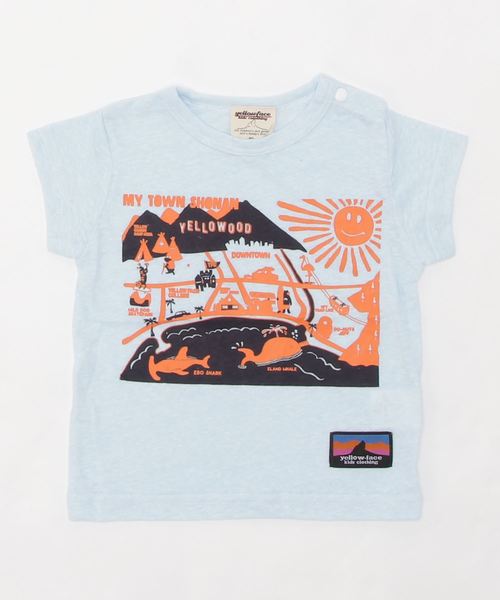 YELLOWFACE(イエローフェイス)の「プリントTシャツ(Tシャツ/カットソー・キッズ・グリーン系その他・90/100/120/110/80)」の1枚目の写真