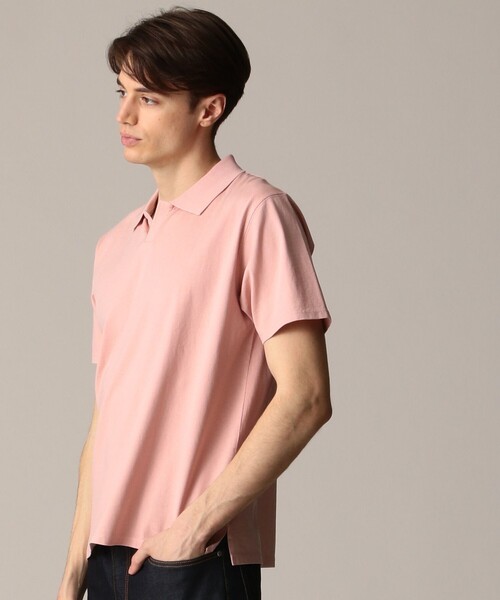 J.PRESS（ジェイプレス）の「ハイツイストジャージ スキッパーポロシャツ（ポロシャツ・メンズ・ネイビー系/ホワイト系/グレー系・LARGE/MEDIUM/X-LARGE）」の8枚目の写真