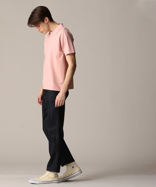 J.PRESS（ジェイプレス）の「ハイツイストジャージ スキッパーポロシャツ（ポロシャツ・メンズ・ネイビー系/ホワイト系/グレー系・LARGE/MEDIUM/X-LARGE）」の9枚目の写真