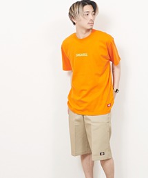 Dickies（ディッキーズ）の「【Dickies】ロゴ刺繍入り 半袖Tシャツ / ディッキーズ（Tシャツ/カットソー・メンズ）」