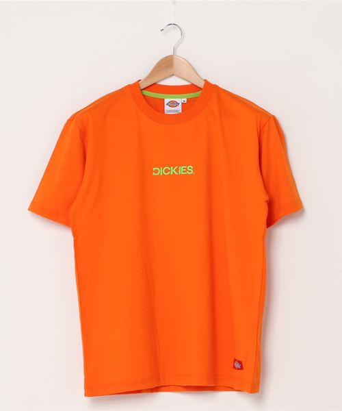 Dickies(ディッキーズ)の「【Dickies】ロゴ刺繍入り 半袖Tシャツ / ディッキーズ(Tシャツ/カットソー・レディース・ホワイト/ブルー/ブラック/オレンジ・L/LL/M/S)」の9枚目の写真