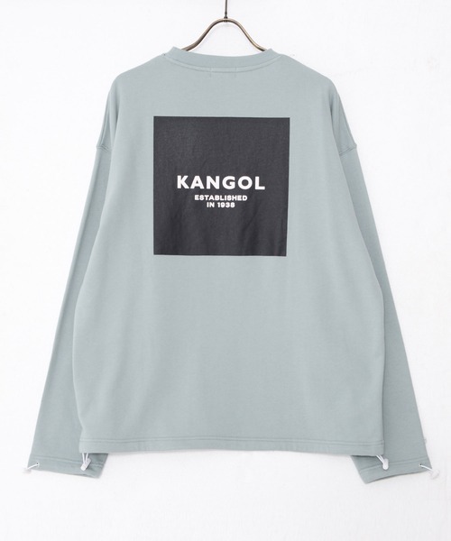 セール Kangol カンゴール ドローコード プルオーバー ビッグシルエット スウェット トレーナー バッグプリント ヘビーウェイト スウェット Kangol カンゴール のファッション通販 Zozotown