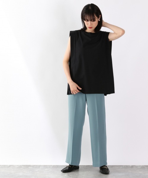 LOWRYS FARM（ローリーズファーム）の「タックノースリーブ　893382（Tシャツ/カットソー・レディース・ホワイト/ブラック/パープル・FREE）」の19枚目の写真