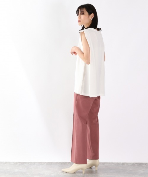 LOWRYS FARM（ローリーズファーム）の「タックノースリーブ　893382（Tシャツ/カットソー・レディース・ホワイト/ブラック/パープル・FREE）」の18枚目の写真