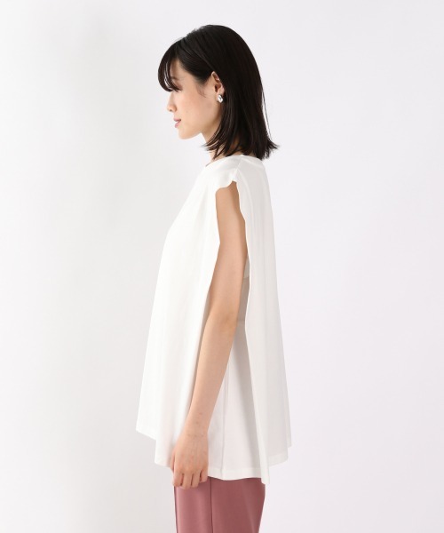 LOWRYS FARM（ローリーズファーム）の「タックノースリーブ　893382（Tシャツ/カットソー・レディース・ホワイト/ブラック/パープル・FREE）」の17枚目の写真