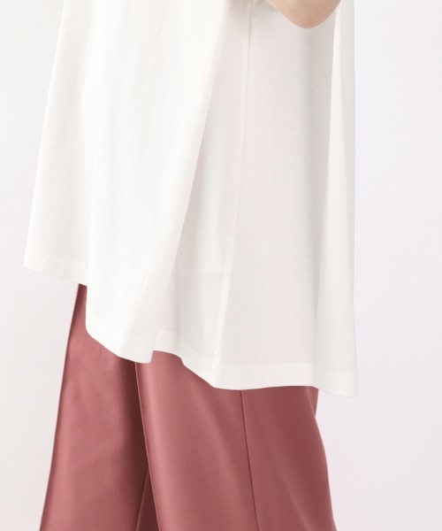 LOWRYS FARM（ローリーズファーム）の「タックノースリーブ　893382（Tシャツ/カットソー・レディース・ホワイト/ブラック/パープル・FREE）」の12枚目の写真