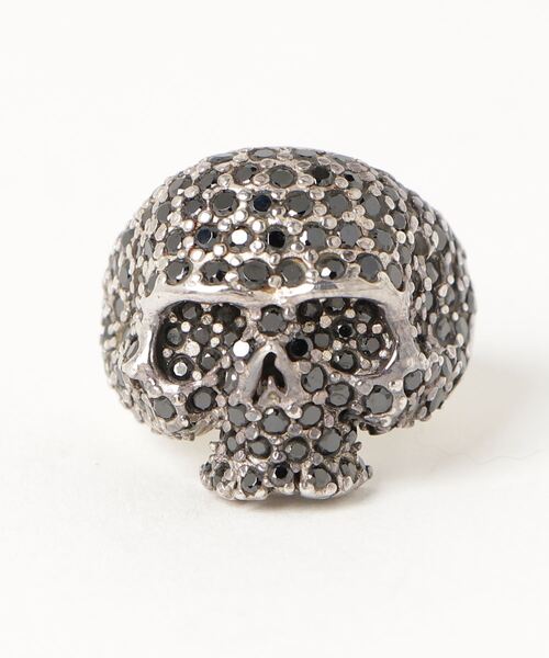 【CUSTOM CULTURE】 スカルモチーフリング　ジルコニア CUSTOM CULTURE】 スカルモチーフリング ジルコニア - メルカリ