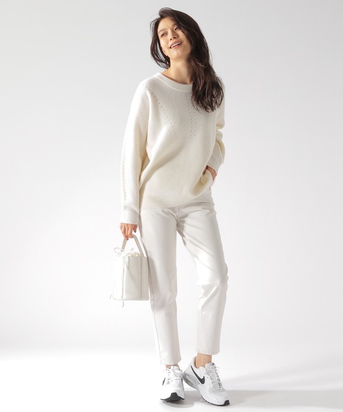 BAYFLOW(ベイフロー)の「ストレッチダンパン(その他パンツ・レディース・オフホワイト/モカ/ネイビー/ライトブルー・SMALL/MEDIUM/LARGE)」の19枚目の写真