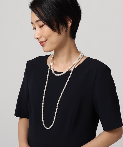 ネックレス アクセサリーセパレートミニパールネックレス ネックレス Untitled アンタイトル のファッション