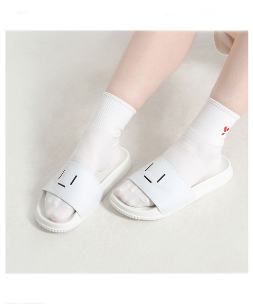 23.65(イーシプサムチョンユクオ)の「【23.65 E.SLIPPER】スポーティスライドサンダル 韓国ブランド(サンダル・レディース・ホワイト/パープル/ブラック・25/24/23)」の7枚目の写真